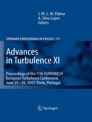 cover image of Advances in Turbulence XI